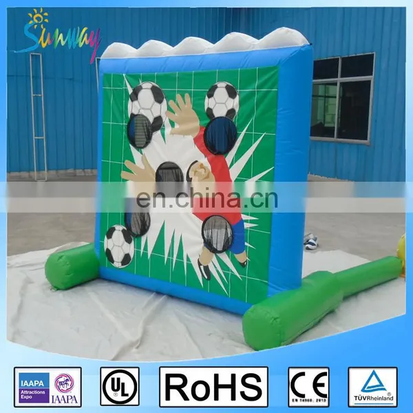Funny Inflatable Shooting Ball Game Inflatable Football Shoot Throwing Sport Games For Kids photo-2