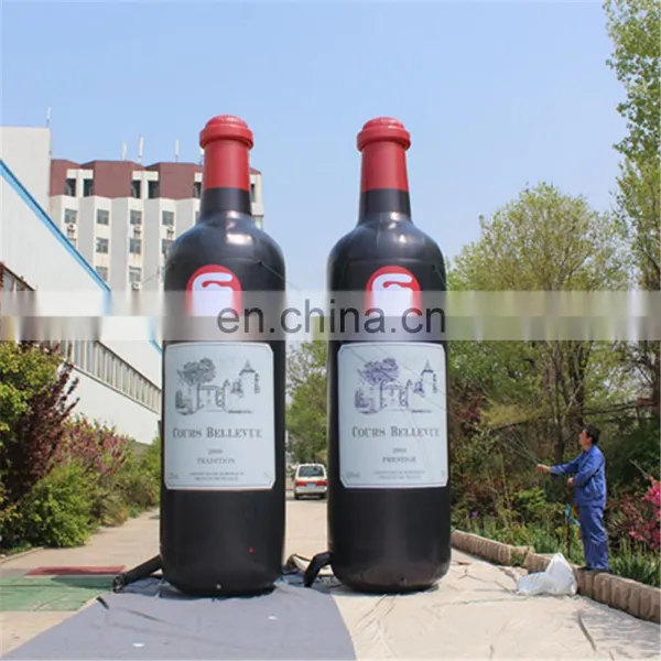 Ground Decorative Factory LED Inflatable Wine Bottle photo-3
