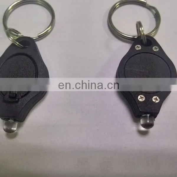 Promotional 2016 390-395 nm Mini Plastic Custom UV Purple Light Led Keychain Money Detector UV Led Keychain photo-3
