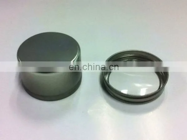 Plain Mini Round Screw Lid Tea Tin Box With a PET Window photo-3