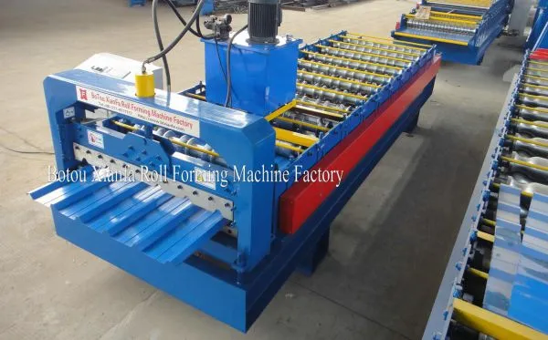 Metal Steel Plate Roof Forming Machine photo-2