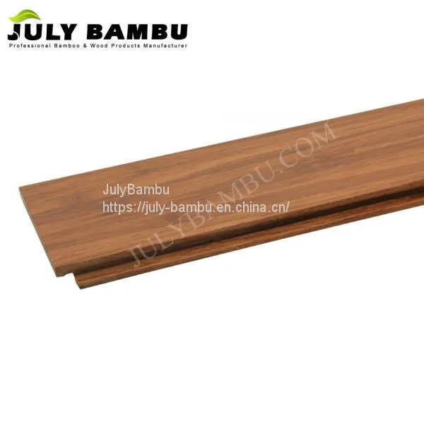 China Factory Caramel Strand Woven Bamboo Flooring Click Lock Laminated Bamboo Wood Flooring for Indoor