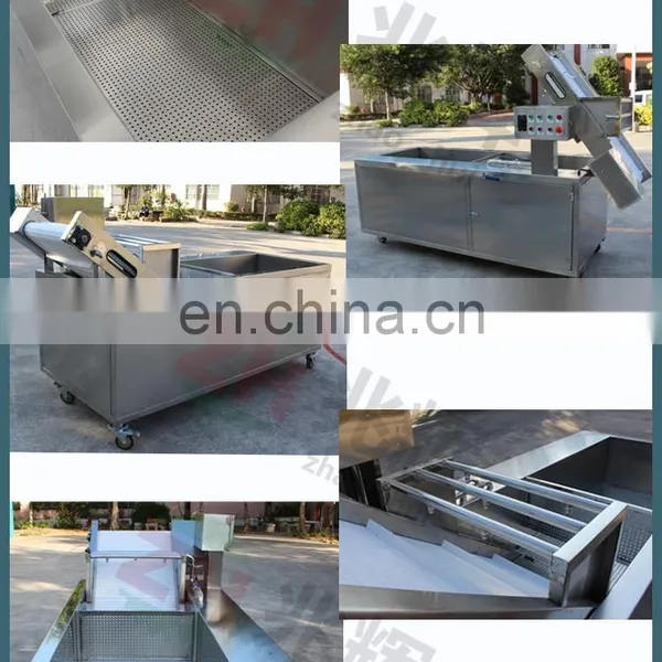 Industrial Bubble Vegetable and Fruit Washing Machine Okra Washer photo-7