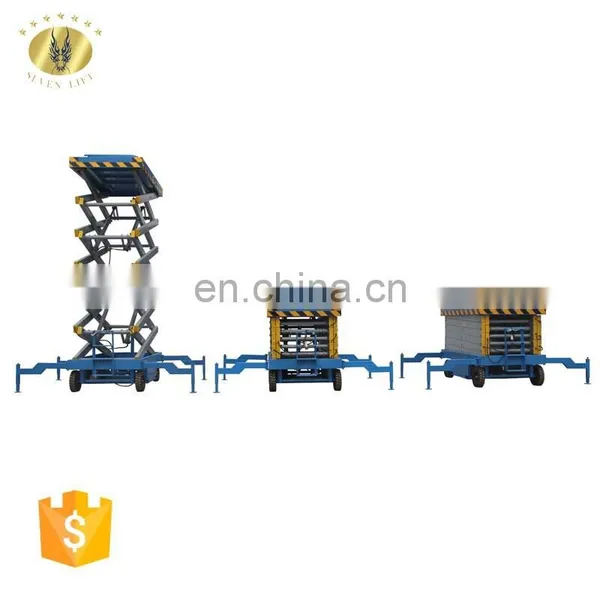 7LSJY Shandong SevenLift Manual Portable Man Scissor Trailing Tire Lifter photo-5