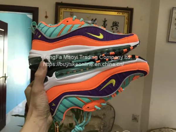 Nike Air Max 98 QS in Orange Nike Shoes on Sale 50 off photo-2