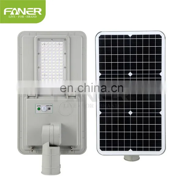 Faner Lighting 2020 New All in One Solar Street Light Outdoor Led Ip66 50W 100w 150W 5 Years Wattery Solar Street Light 100w photo-6