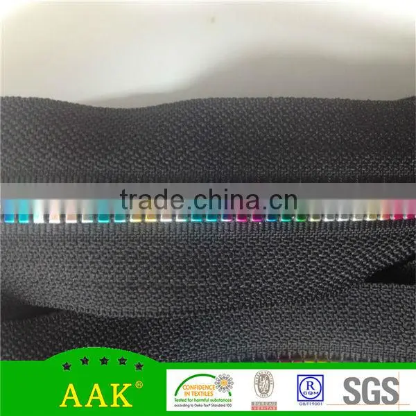 5# Colorful Teeth Rainbow Teeth Multi Colored Plastic Zipper Quality Choice photo-4