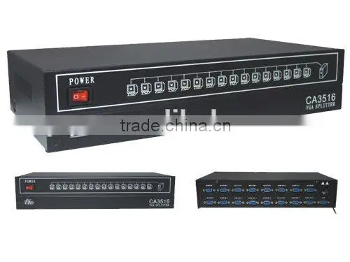 OEM VGA Disribution Amplifier 2 / 4 / 8 / 16 Port Optional , VGA Splitter Box With Factory Price photo-3