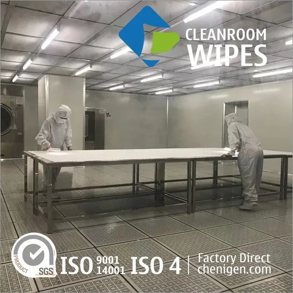 Customized Class 10 Large Polyester Wipers Cleanroom Wipes photo-2