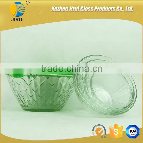 Heat Resistant Green 5 Pcs Glass Bowls Set Quality Choice photo-6