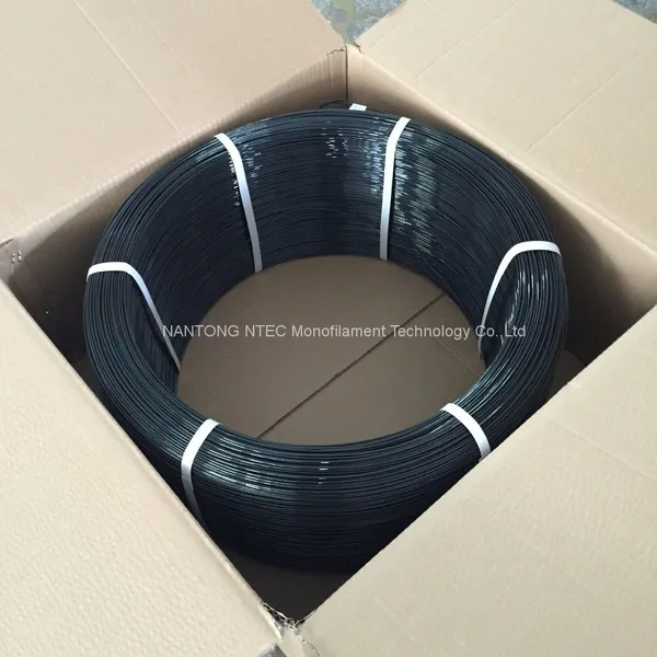 100% Polyetser Resin Anti-UV 20KG Hank Black Polyester Wire for Greenhouse photo-4