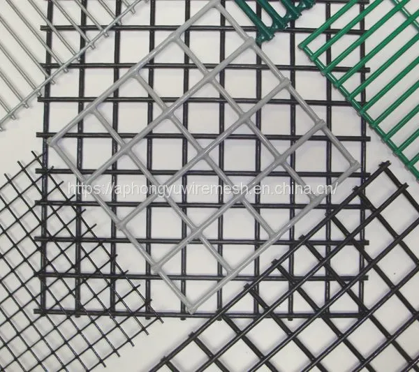Coated PVC Vinyl Welded Wire Mesh Weldedwiremesh Chickenwirenetting Wire Lobster Traps Netting Poultry Fence Poultrymesh Welded Wire Black Wire Black Welded Weldwire photo-3