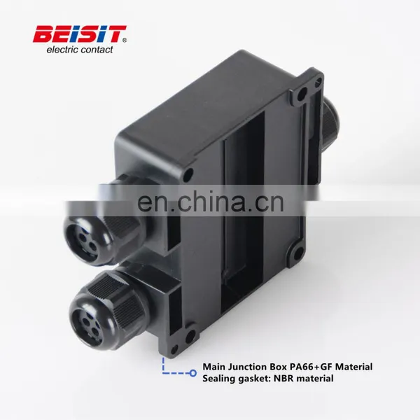 Electronic Control Box IP67 With Terminal Block And Cable Gland Assembly For Power Control System photo-4