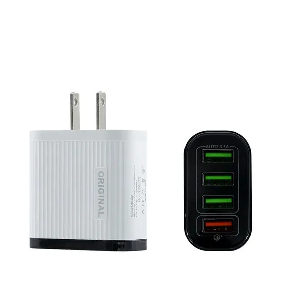 High Quality 4USB Fast Charge USB-A Travel Charger High Power APD 4U2A Power Adapter For Iphone For Huawei photo-5