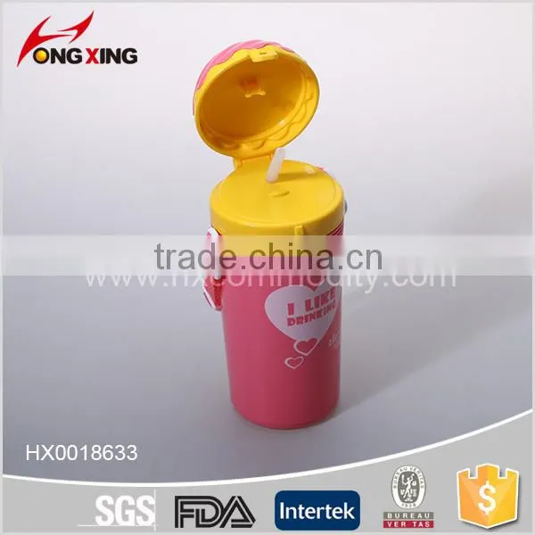 Fashion Ice Cream Shaped Plastic Sport Straw Bottle for Kids photo-4