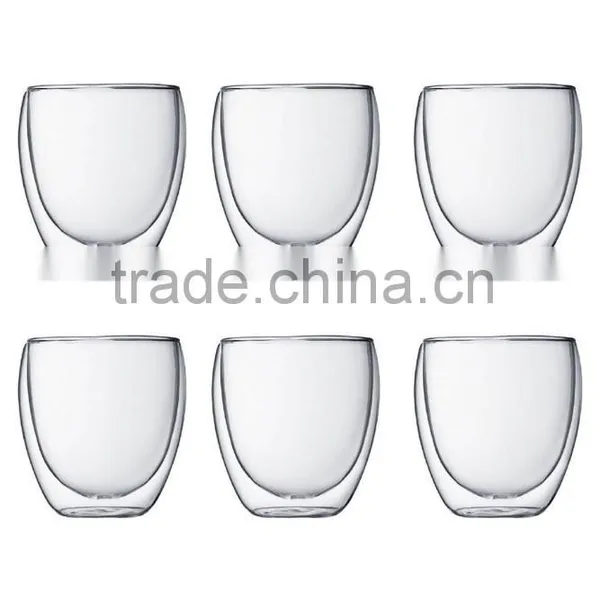 Double Wall Glass Beer Tumbler ,insulated Glass Starbucks Coffee Cup ,glass Bareware, Double Wall Quality Choice photo-4