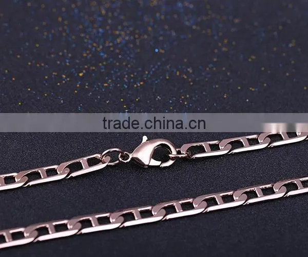 Chains Necklaces Type Simple Link Chain Jewelry Chain Decorative Chain Coffee Gold Plated Necklace photo-6