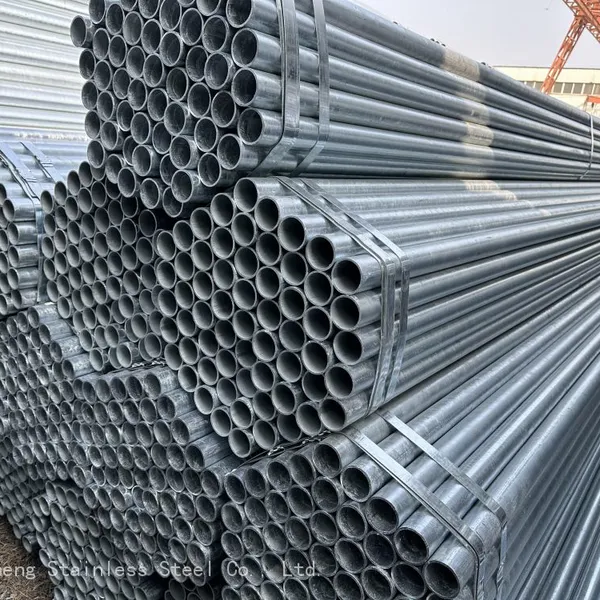ASTM A106 Steel Pipe Building Material Made in China Q195 Ms Hollow Section Pre Galvanized Steel Pipe photo-4