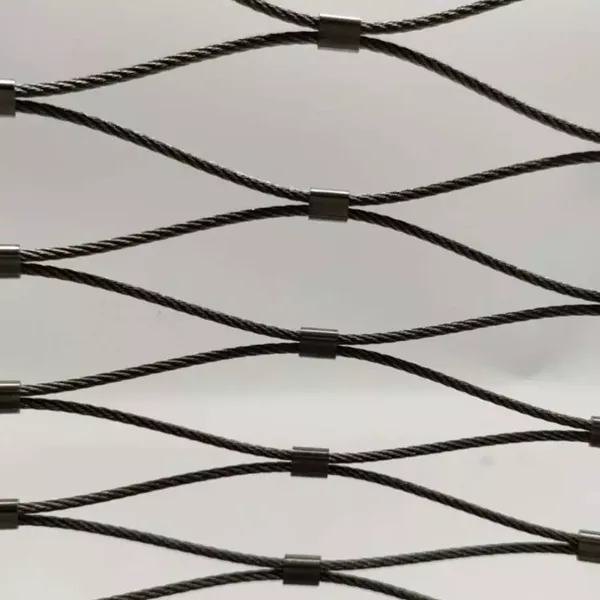 304 Stainless Steel Rope Mesh for Stadium Seating Safety Barriers photo-2