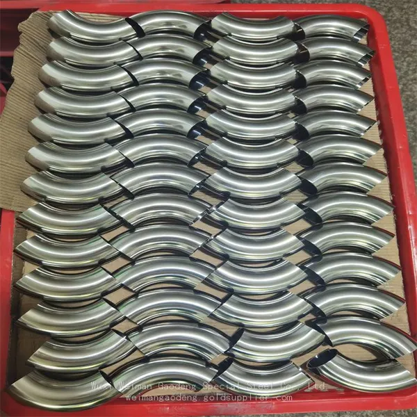 Nickel Alloy Reducing Elbow N06600 with 3D-5D Center-to-Face Dimensions