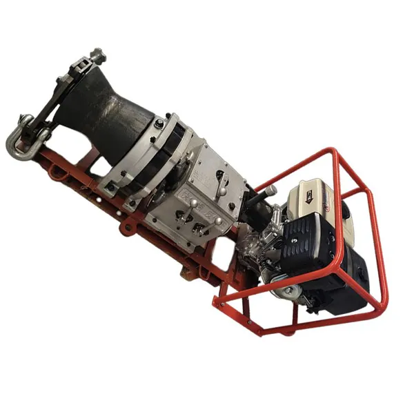 Industrial 5T Gasoline Capstan Winch - 138kg Lightweight, Gravity Brake for Safety photo-5