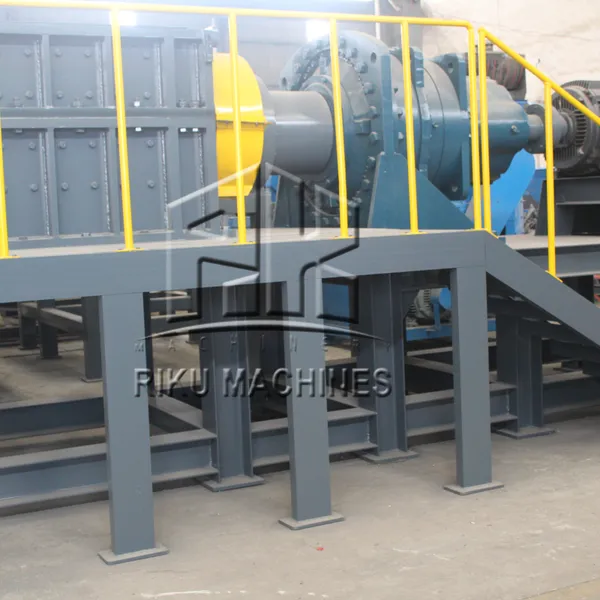 High Torque Steel Waste Crusher Bike Scrap Double Shaft Shredder Metal Shredder photo-2