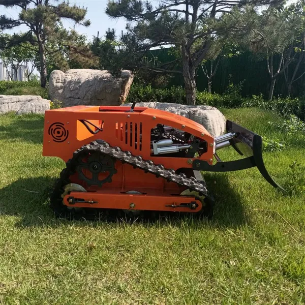 Gasoline Engine Adjustable Mowing Height Electric Motor Driven RC Robot Brush Cutter photo-5
