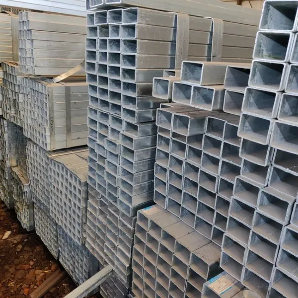 S235JR Hot Dip Galvanized Square Steel Tube SHS Heavy Duty Zinc Coating for Curtain Wall & Fence Post photo-3