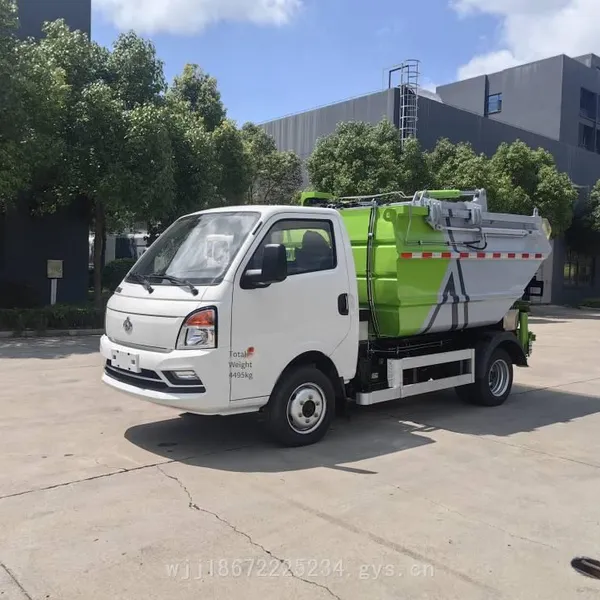 Changan d5 Pure Electric Green - Plated Self - Loading and Unloading Garbage Truck Clw5040zzzbevcdp photo-2