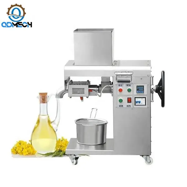 SN-QDMECH High Efficiency Industrial Soybean Rapeseed Screw Oil Press Cold Press Oil Machine Cooking Oil Extractor