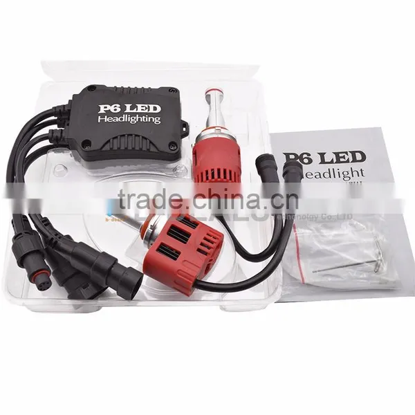 B-deals 1 Year Warranty P Hilips Luxeon P6 45W HB4 Car Light Led Bulbs With Canbus photo-2