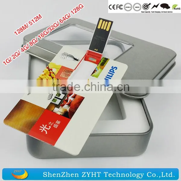 Real Capacity Fashion Design Promotional Business Card Usb 2.0 Custom Logo Usb Flash Drives With Factory Price photo-6