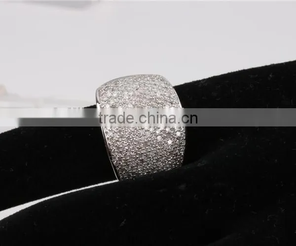 Custom Design Accepting Silver Love Ring Four Finger Ring photo-3