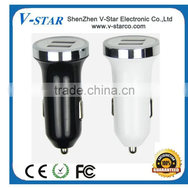 Dual USB Car Charger for IPad Colorful Dual Usb Car Charger/electric Wheelchair Charger/cigarette Lighter/new Products South Kor photo-5