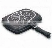 Aluminum Die-casting non-stick grill pan