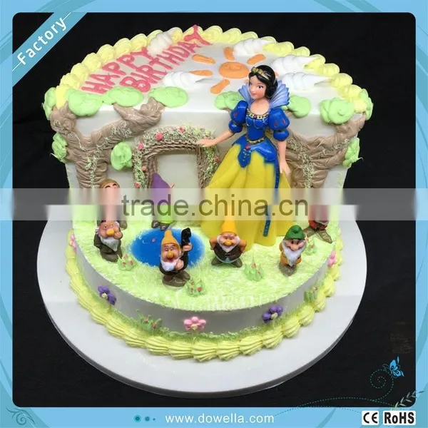 SCHMID SNOW WHITE and the SEVEN DWARFS Walt Cake Doll Toys for Decoration photo-2