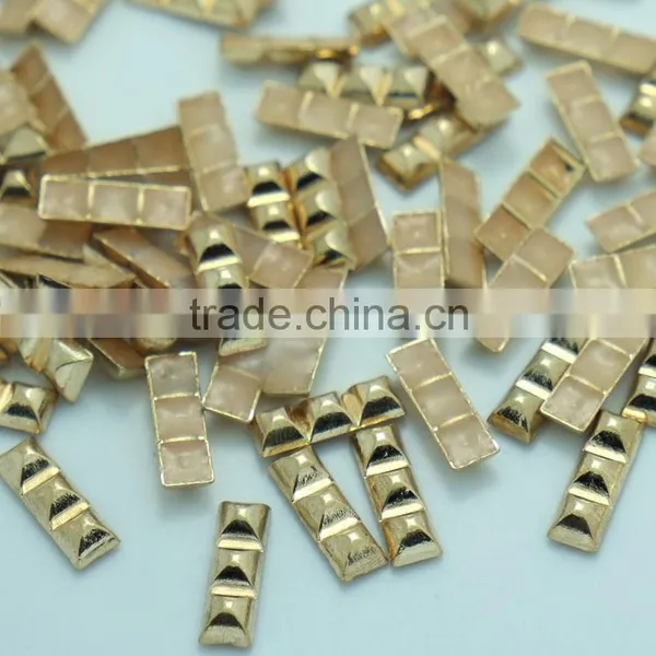 Factory Price Wholesale 6X18MM Hotfix Alloy Studs, Hot Fix Metal Stud, Iron On Studs, Iron On Metal Studs, Garment Metal Fitting