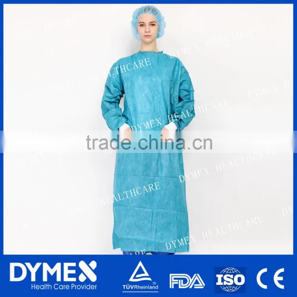 OEM Non Woven Protective Sterile SMS Ultrasonic Seam Surgical Gown photo-2