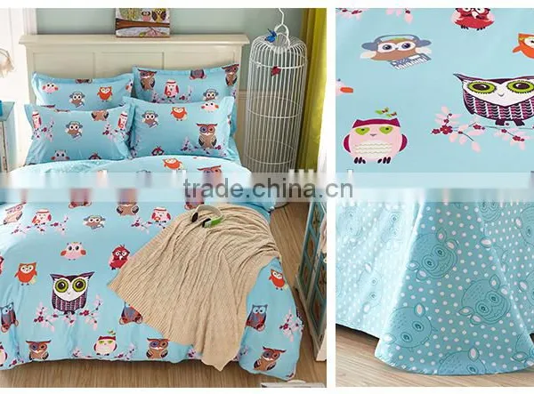 100% Cotton Cartoon Bedding Set, 3 D Cartoon Style 4 PCS photo-6