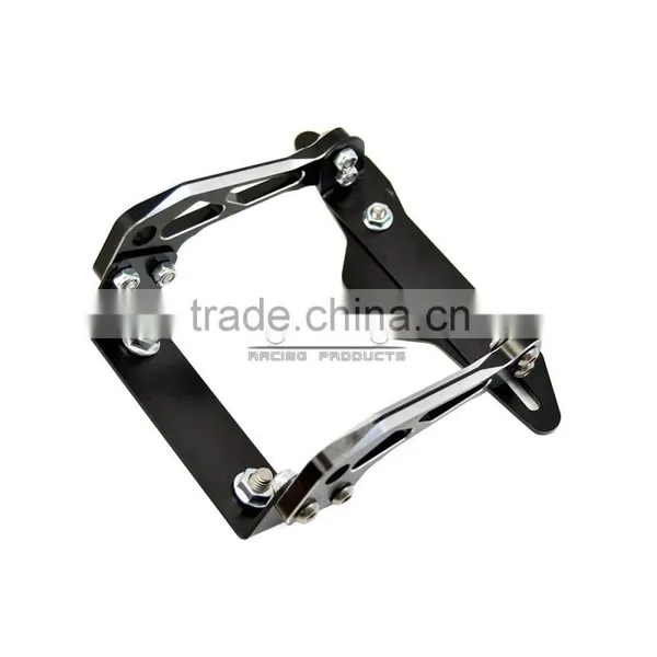 BJ-LPL-030-BK Aftermarket CNC Billet Aluminum Motorcycle Licence Plate Cover Bracket photo-3