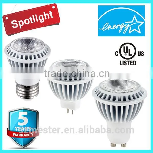 Energy Star CRI80 12V Mr16 5w UL GU5.3 COB LED Spotlight photo-4