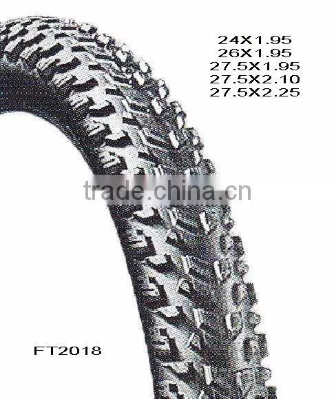MTB Tires 24"x1.95", 26"x1.95", 27.5"x1.95", 27.5"x2.10",27.5"x2.25"