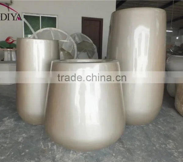 Indoor Decorative Fiberglass Flower Pots Large Planters photo-6