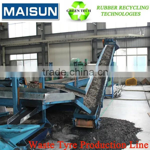Scrap Rubber Tire Recycling Machine Rubber Powder Making Equipment