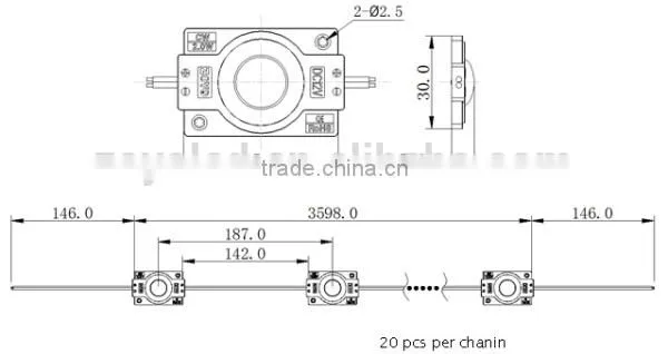 12V Constant Current Led Module 2W Led Lights for Sign Board Flexible Led Light Advertising Light 5 Year Warranty photo-3