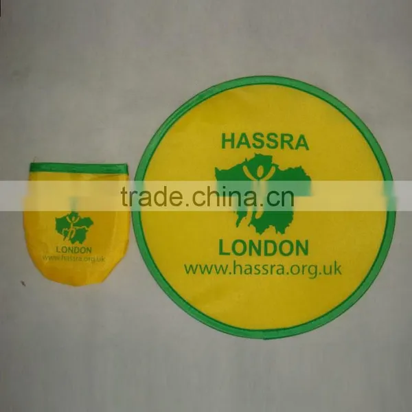 China Cheap Custom Nylon Polyester Folding Custom Foldable Frisbee photo-2