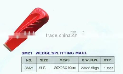 SM21 Maul Wedge Storage Wedges With Spikes Potato Wedges