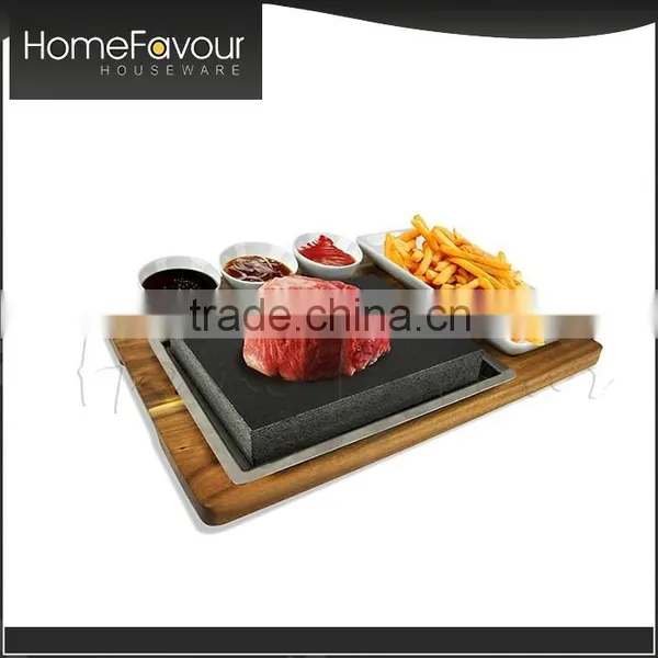 Frankfurt Fair Attender Wholesaler Best 7 Pcs Lava Stone Set Kitchenware