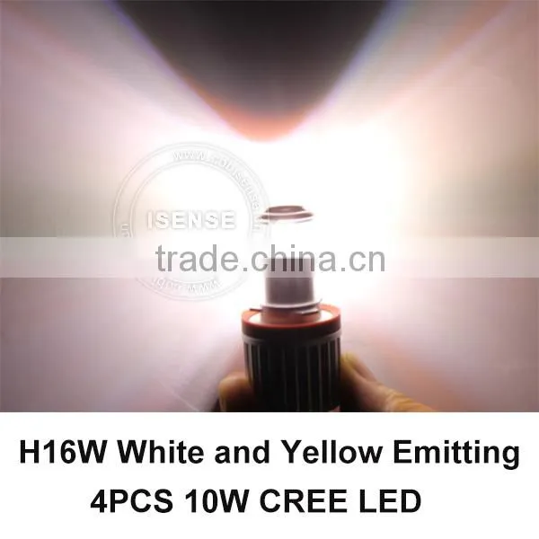 H16 TYPE 2 6000K 10W Pack of 2 BULBS YELLOW FOG LIGHT LAMP H16 Auto Led Fog Lights photo-4