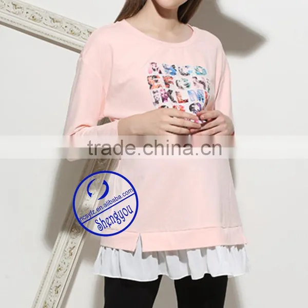 Custom Maternity Clothes Pregnant Women Nursing Top photo-2